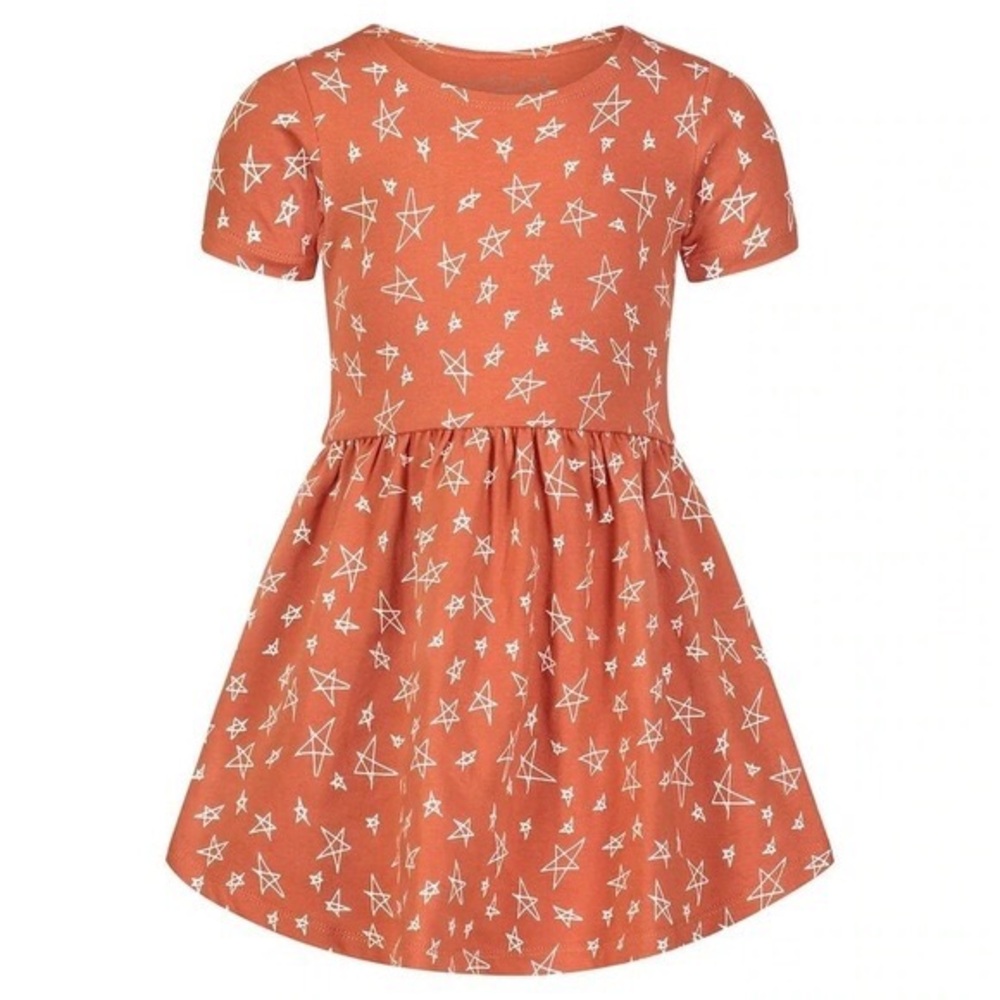 🧡SOLD🧡Burnt orange star dress